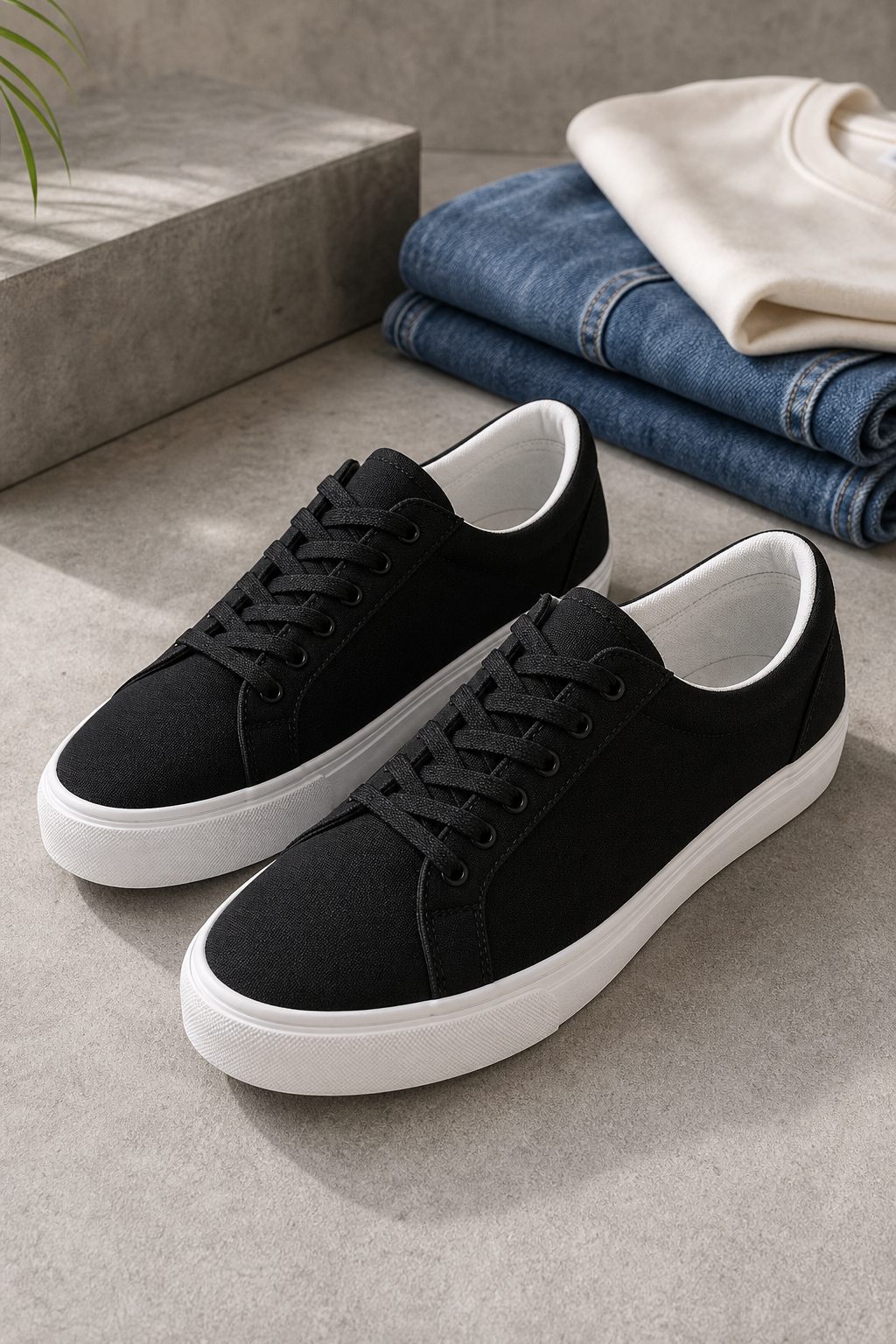 Premium product image of Men's Breathable Rubber Sole Skate Shoes