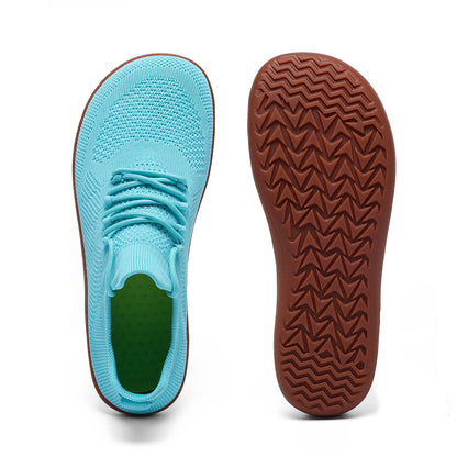 Men's Lightweight Knit Sneakers | Rubber Sole Casual Walking Shoes