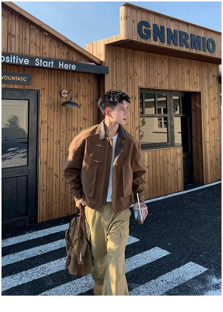 Supplier image for Men's Faux Suede Work Jacket