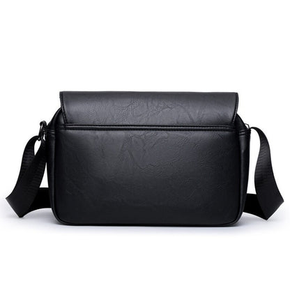 Men's PU Leather Large Capacity Crossbody Bag | Casual Commuter Shoulder Bag