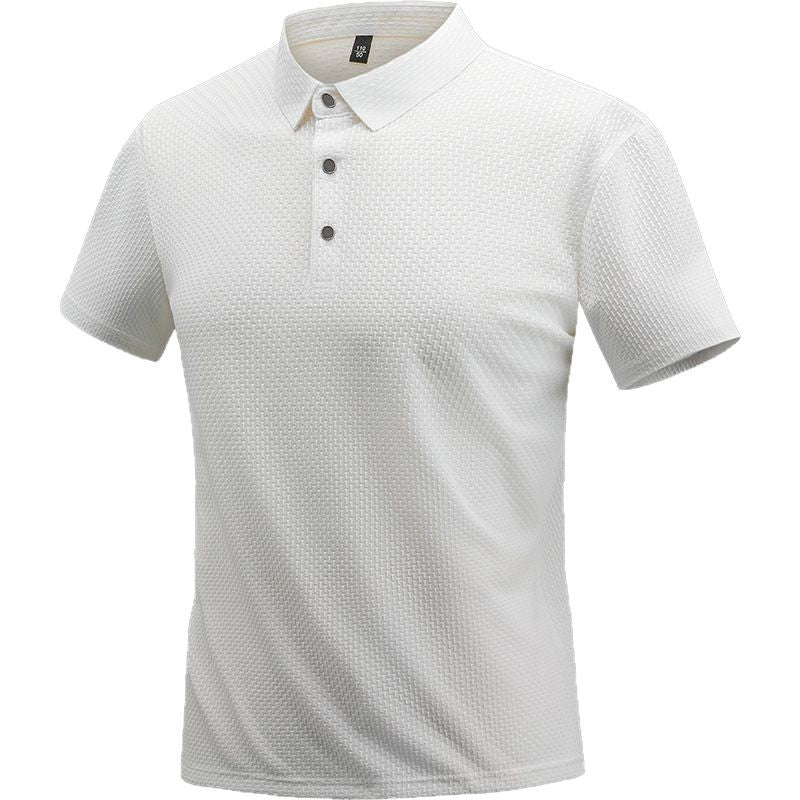 Men's Polyester Polo Shirt | Slim Fit Short Sleeve Golf Top