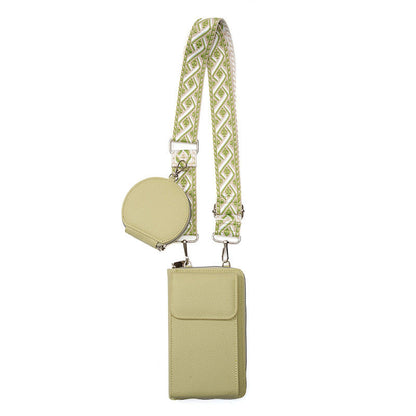 Women's PU Crossbody Wallet Bag | Multi-Compartment Phone Purse
