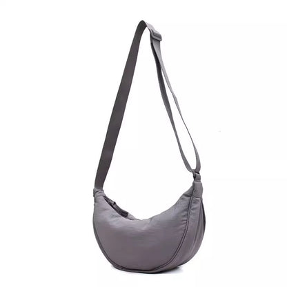 Women's Large Capacity PU Nylon Crossbody Bag | Adjustable Casual Shoulder Bag