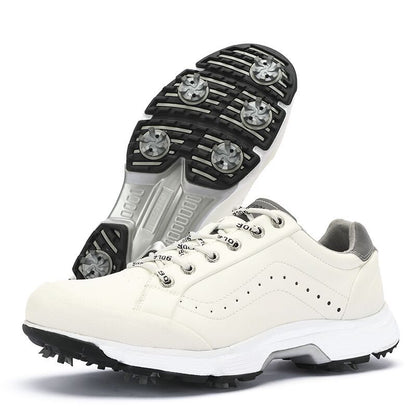 Men's Spiked Golf Shoes | PU Athletic Course Footwear
