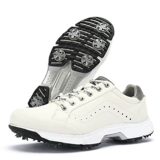 Men's Spiked Golf Shoes | PU Athletic Course Footwear