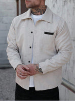 Supplier image for Men's Corduroy Button-Up Jacket