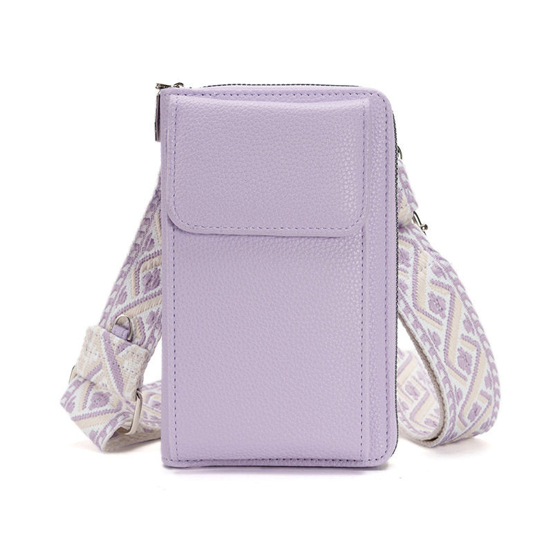 Women's PU Crossbody Wallet Bag | Multi-Compartment Phone Purse
