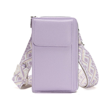 Women's PU Crossbody Wallet Bag | Multi-Compartment Phone Purse