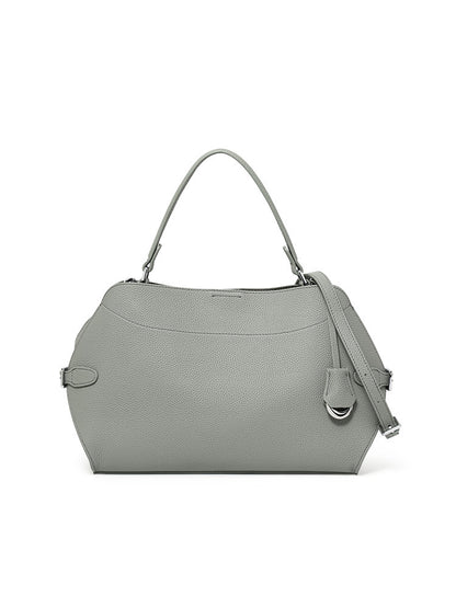 Women's Leather Shoulder Bag | Magnetic Clasp Multi-Compartment Bag