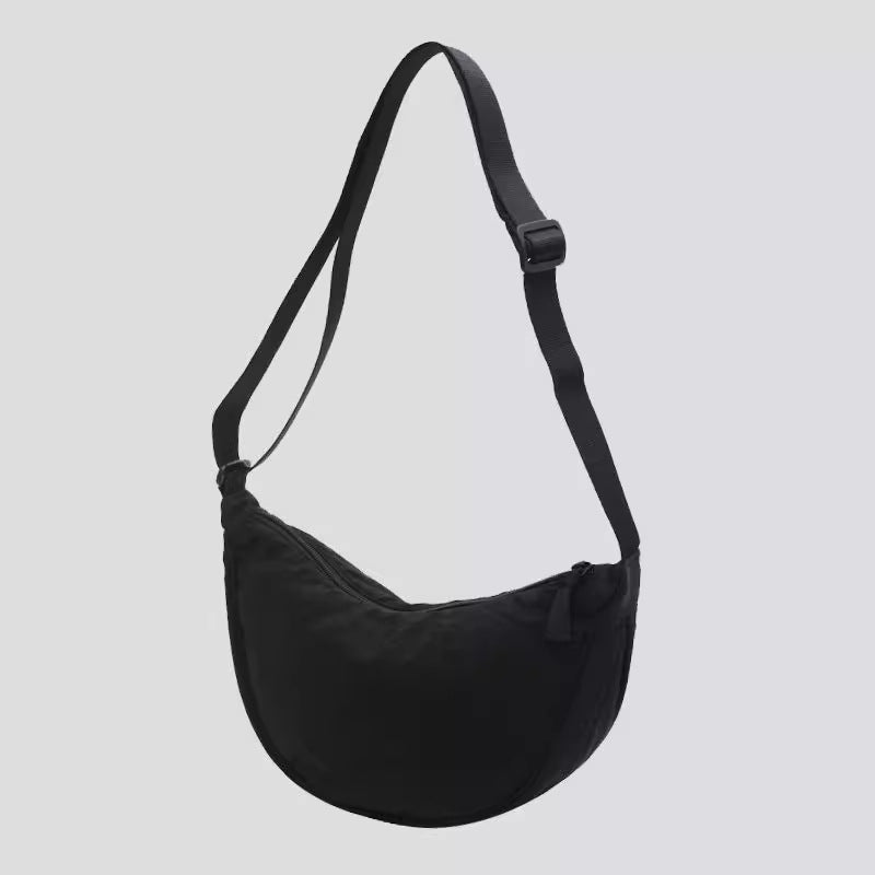 Women's Large Capacity PU Nylon Crossbody Bag | Adjustable Casual Shoulder Bag