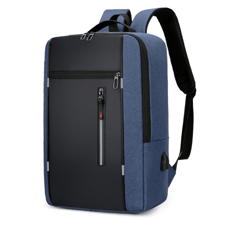Oxford Fabric 3-Piece Laptop Backpack Set | USB Charging Travel Bag