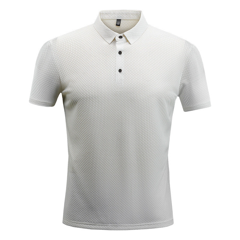 Men's Polyester Polo Shirt | Slim Fit Short Sleeve Golf Top