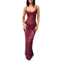 Floral Lace Bodycon Midi Dress – Women's Sleeveless