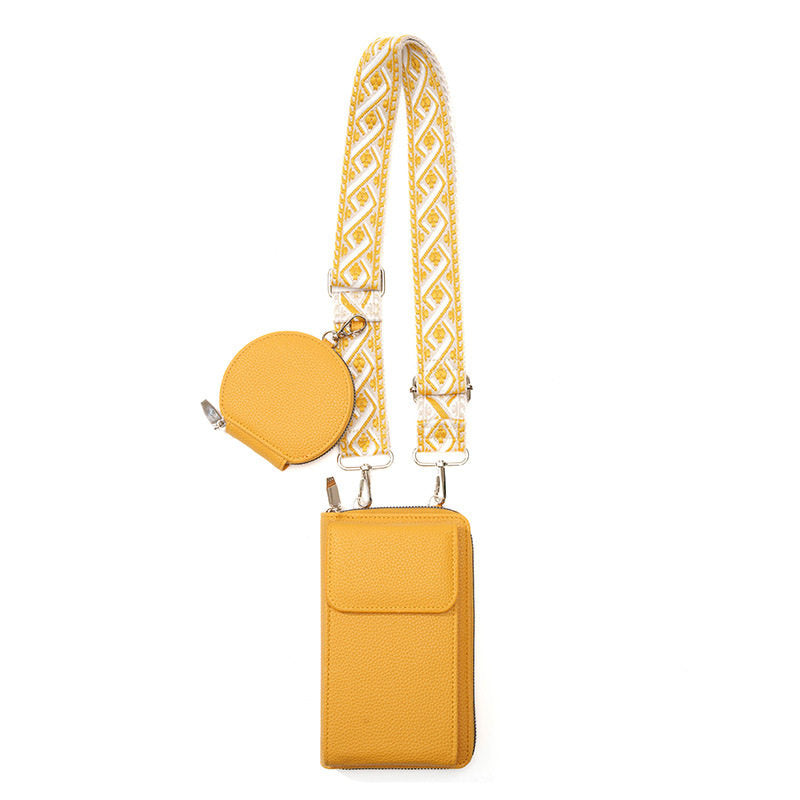Women's PU Crossbody Wallet Bag | Multi-Compartment Phone Purse