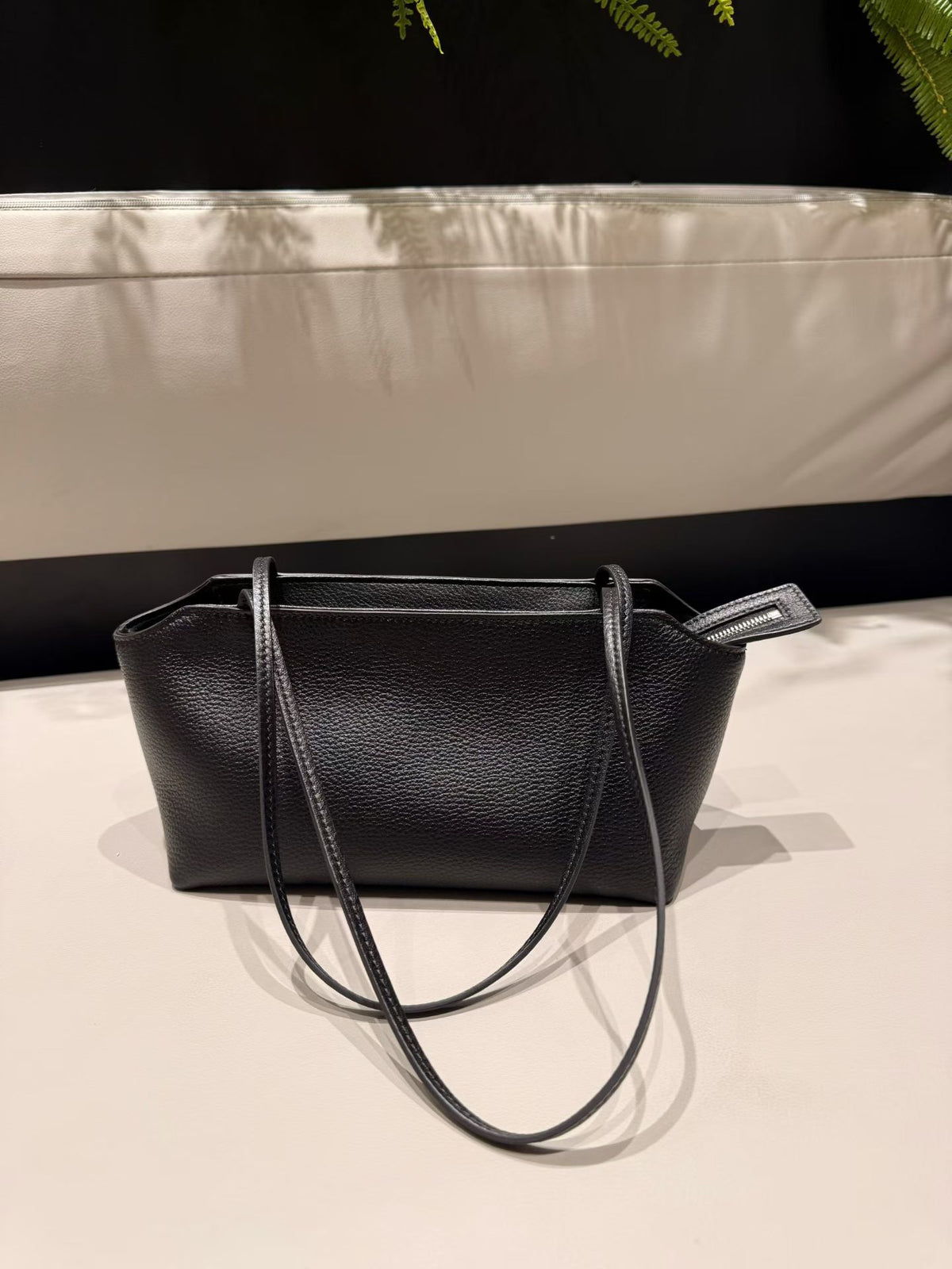 Women's Leather Underarm Shoulder Bag | Soft Structured Handbag