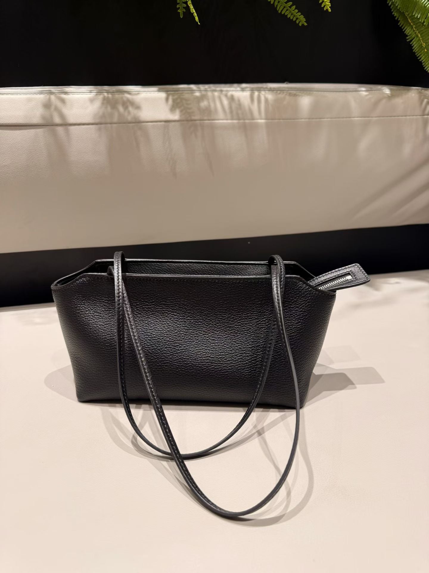 Women's Leather Underarm Shoulder Bag | Soft Structured Handbag