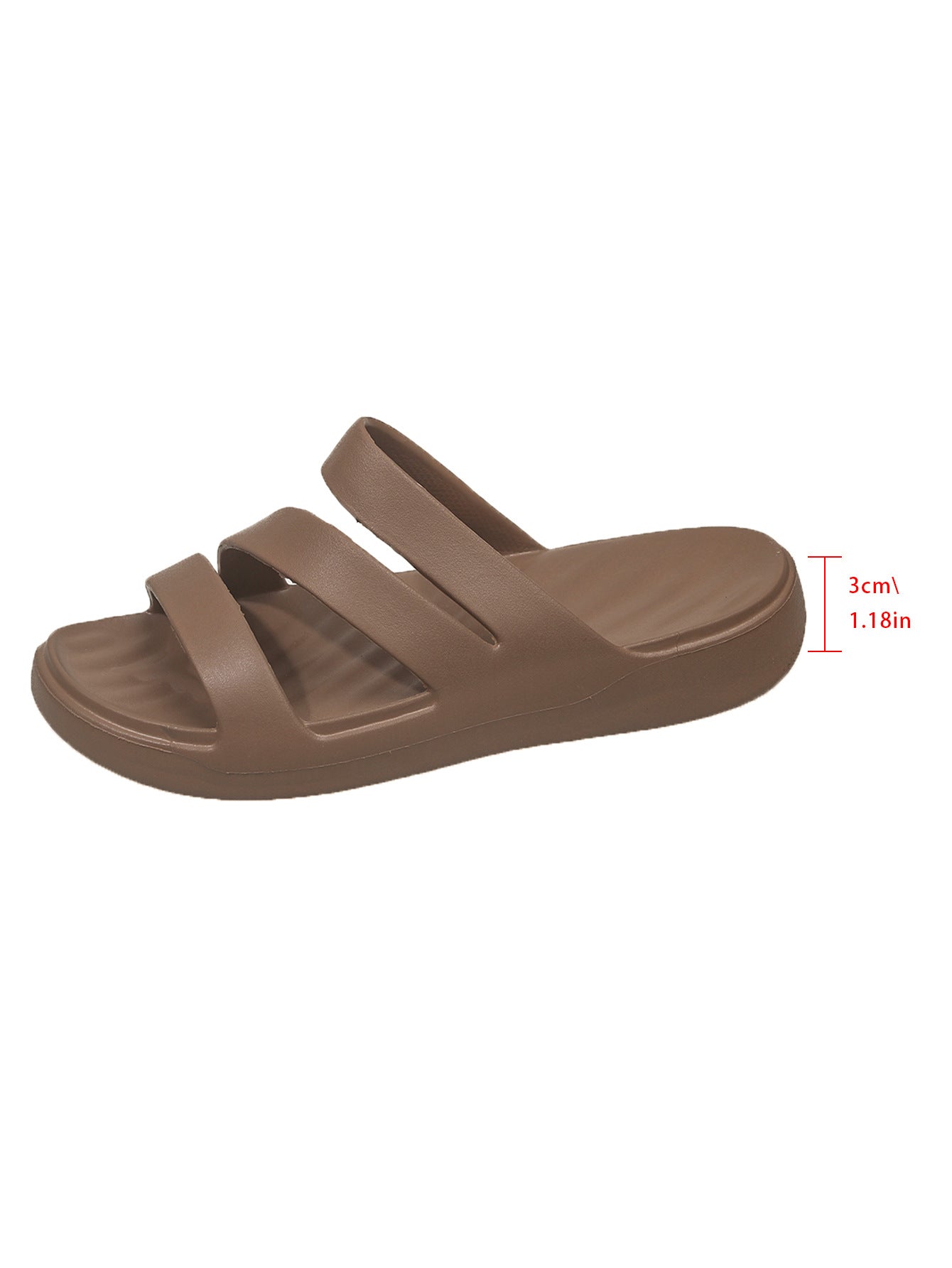 Women's Casual Beach Flat Slippers | Lightweight Rubber Flip Flops