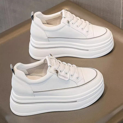 Women's Platform Sneakers | Breathable Mesh Cross-Strap Shoes