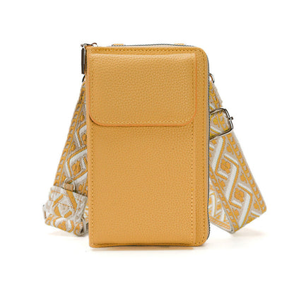 Women's PU Crossbody Wallet Bag | Multi-Compartment Phone Purse