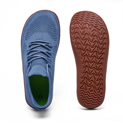 Men's Lightweight Knit Sneakers | Rubber Sole Casual Walking Shoes