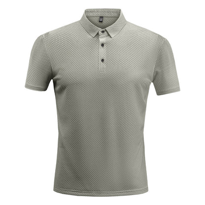 Men's Polyester Polo Shirt | Slim Fit Short Sleeve Golf Top