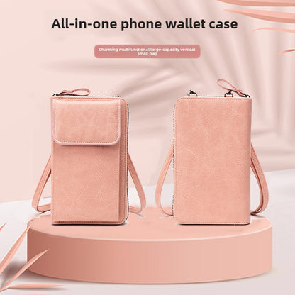 Women's Retro Mini PU Leather Crossbody Bag | Compact Bucket Shoulder Purse