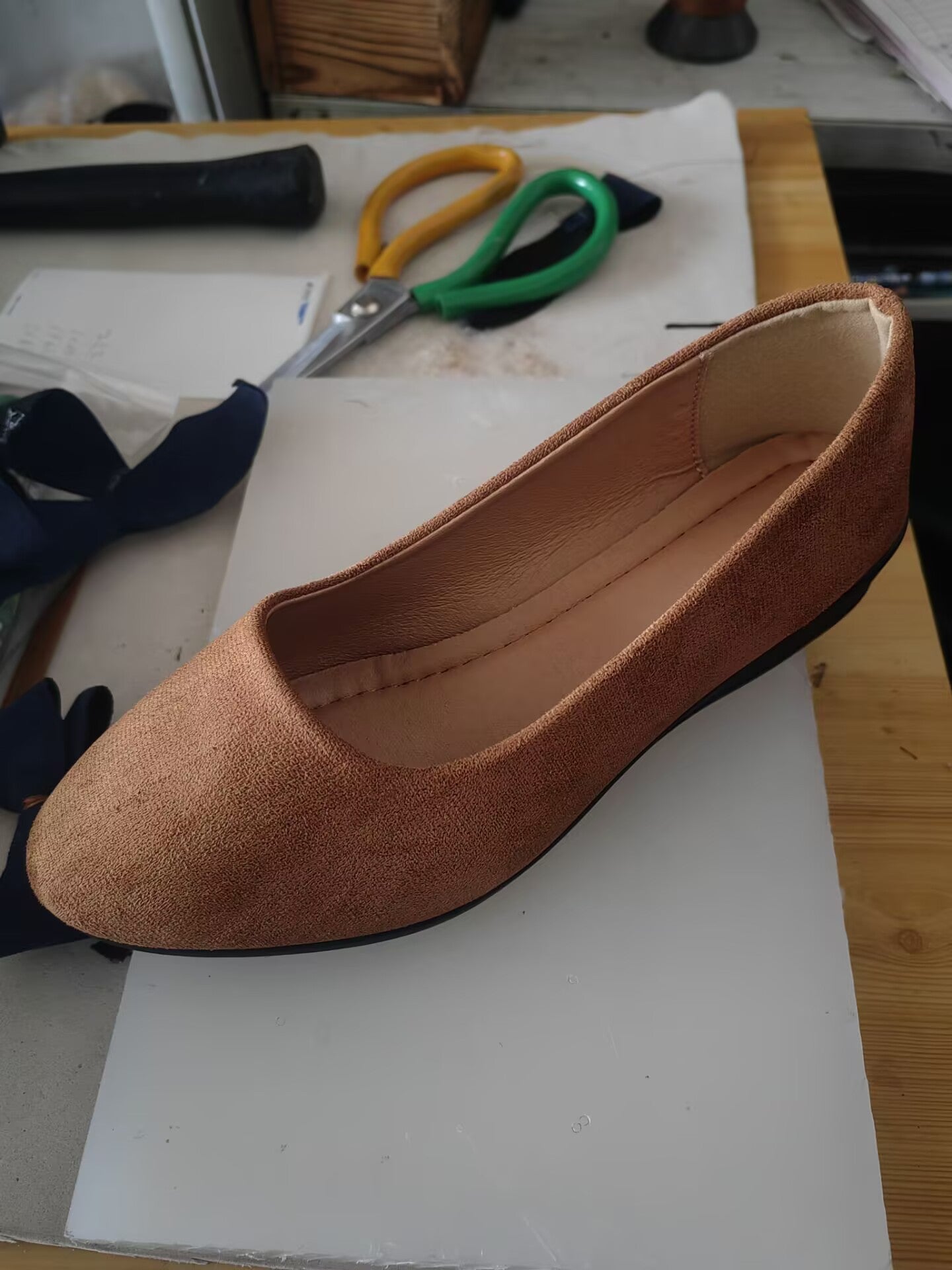 Women's Pointed Toe Wedge Shoes | Casual Slip-On Loafers