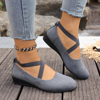 Women's Wedge Loafers | Pointed Toe Slip-On Shoes