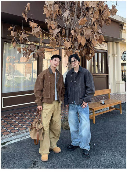 Supplier image for Men's Faux Suede Work Jacket