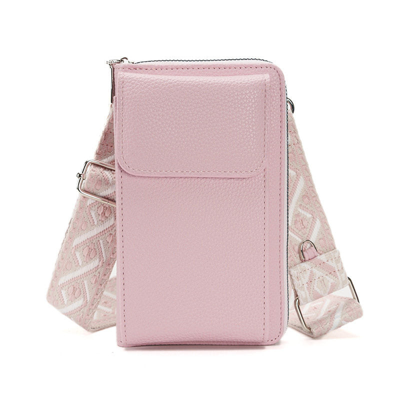 Women's PU Crossbody Wallet Bag | Multi-Compartment Phone Purse