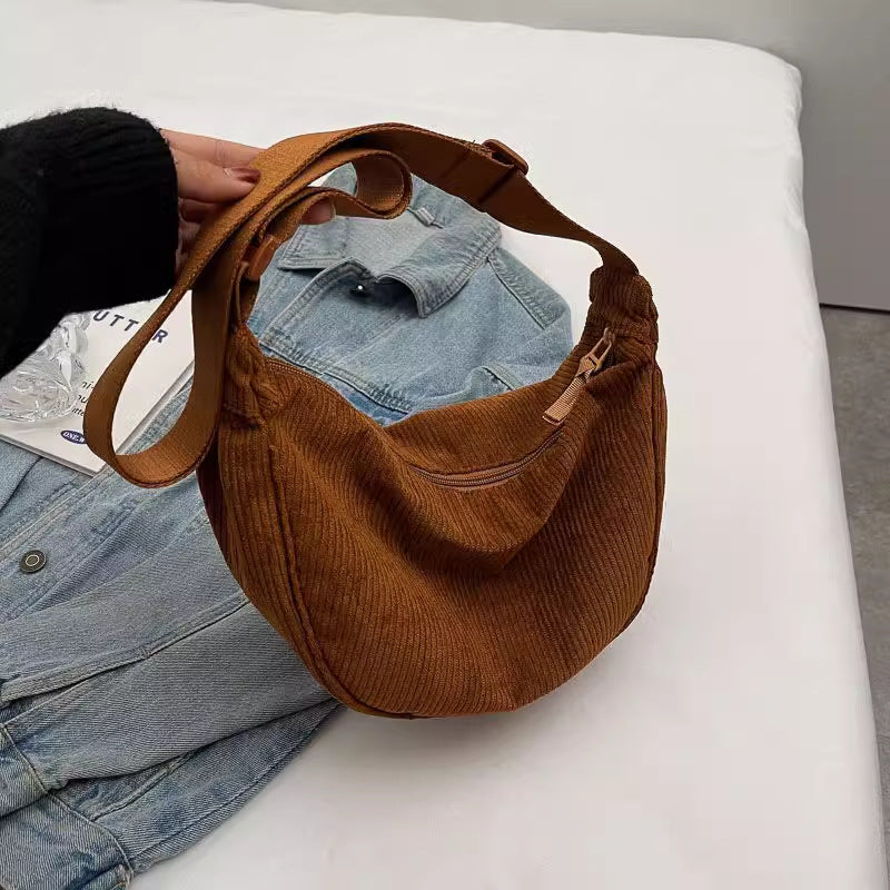 Women's Large Capacity PU Nylon Crossbody Bag | Adjustable Casual Shoulder Bag
