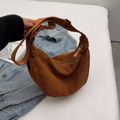 Women's Large Capacity PU Nylon Crossbody Bag | Adjustable Casual Shoulder Bag