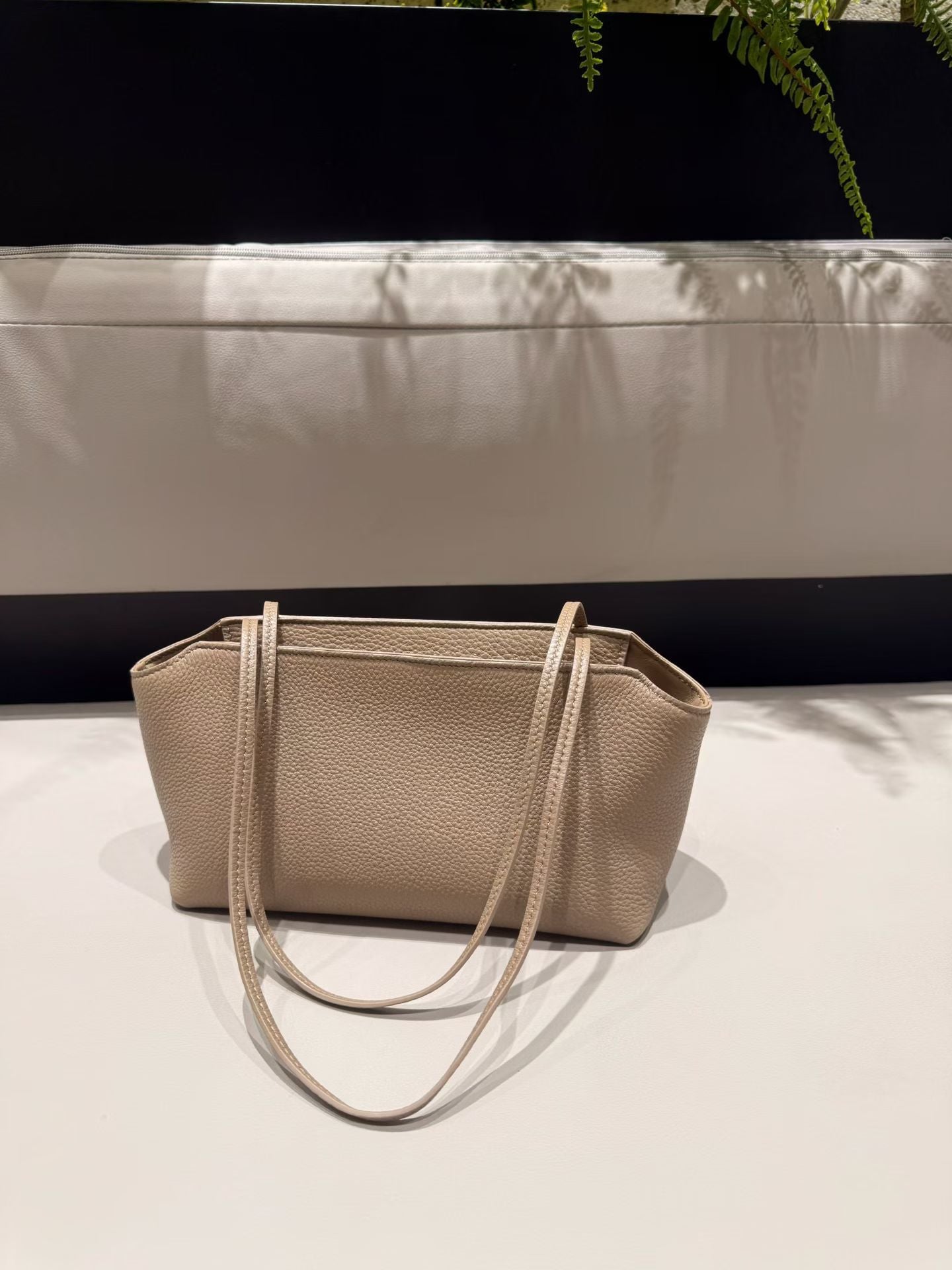 Women's Leather Underarm Shoulder Bag | Soft Structured Handbag
