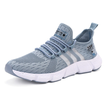 Men's Knit Lightweight Running Sneakers | EVA Sole Athletic Shoes