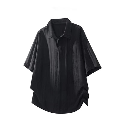 Men's Linen Polo Shirt & Wide-Leg Pants Set | Lightweight Summer Resort Outfit