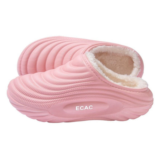 Women's Fleece-Lined Winter Slippers | Warm EVA House Shoes