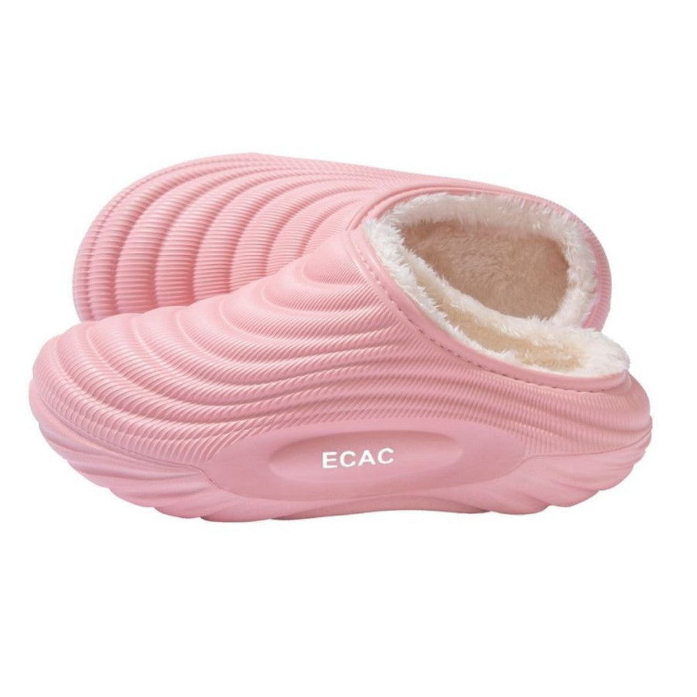 Women's Fleece-Lined Winter Slippers | Waterproof Warm House Shoes