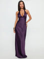 Women's Slim Fit Deep V-Neck Maxi Dress | Sleeveless Bodycon Casual Dress