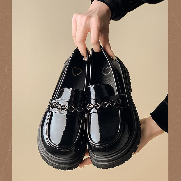 Women's Chunky Platform Loafers | Korean Style Breathable Shoes