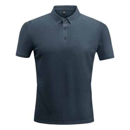 Men's Polyester Polo Shirt | Slim Fit Short Sleeve Golf Top