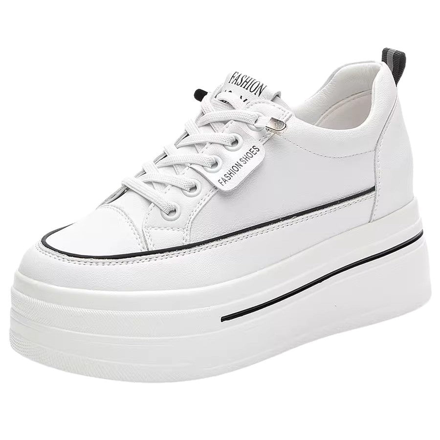 Women's Platform Sneakers | Breathable Mesh Cross-Strap Shoes