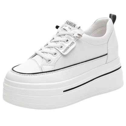 Women's Platform Sneakers | Breathable Mesh Cross-Strap Shoes