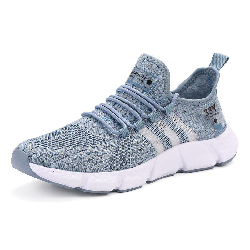 Men's Knit Lightweight Running Sneakers | EVA Sole Athletic Shoes