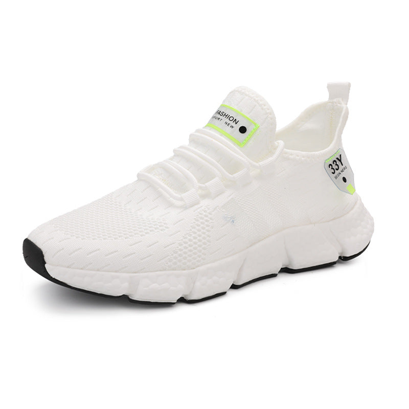 Men's Knit Lightweight Running Sneakers | EVA Sole Athletic Shoes