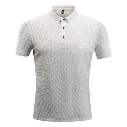 Men's Polyester Polo Shirt | Slim Fit Short Sleeve Golf Top