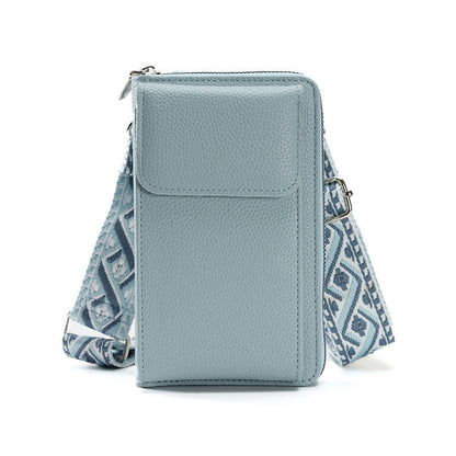 Women's PU Crossbody Wallet Bag | Multi-Compartment Phone Purse
