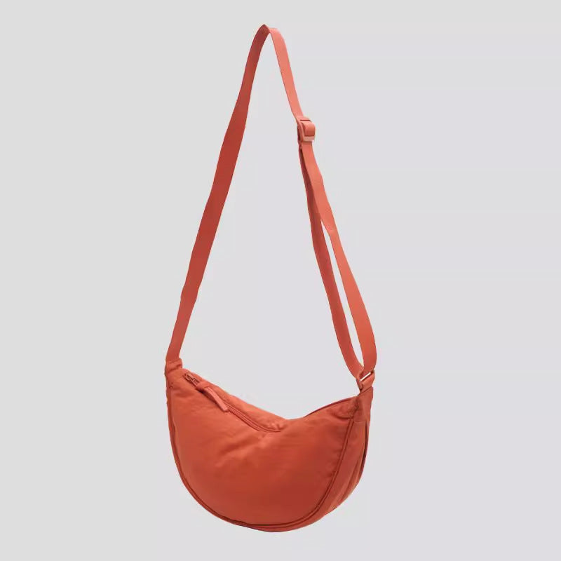 Women's Large Capacity PU Nylon Crossbody Bag | Adjustable Casual Shoulder Bag