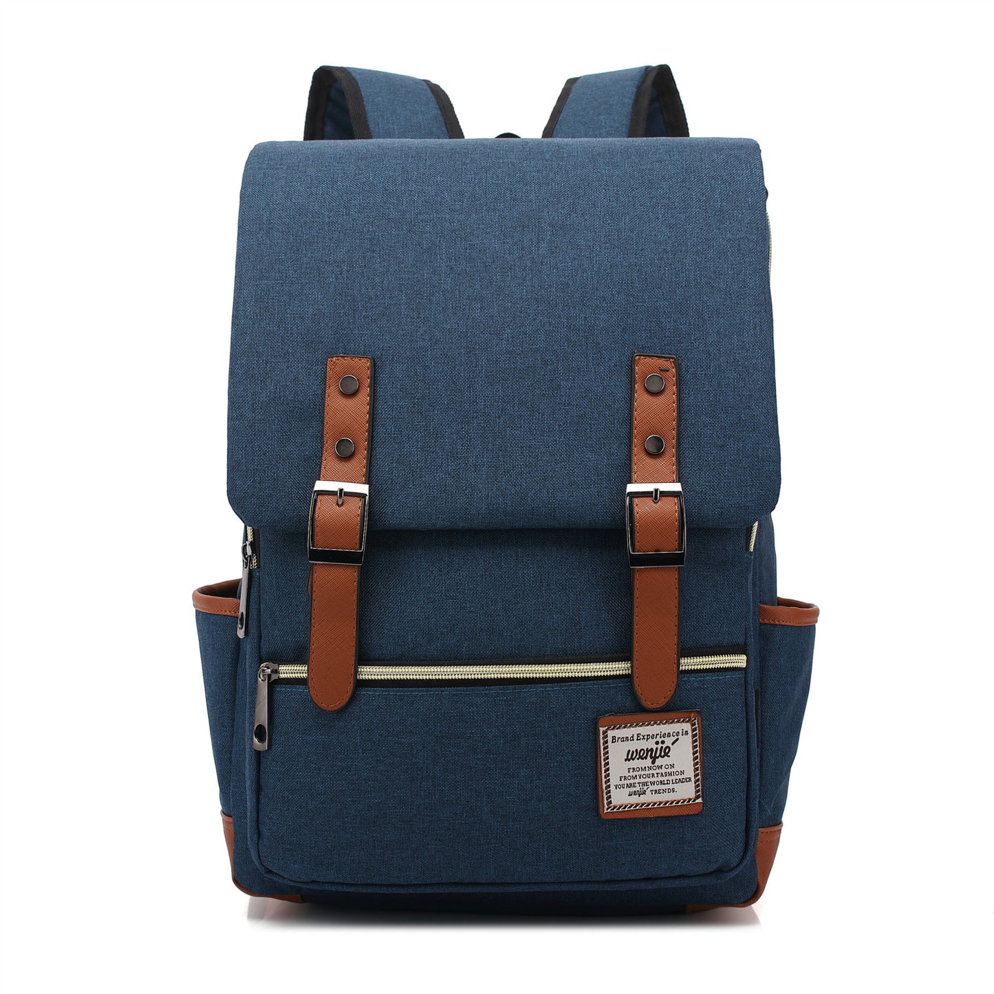 Unisex Retro Oxford Canvas Large Travel Backpack | Large Casual Rucksack
