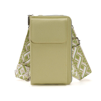 Women's PU Crossbody Wallet Bag | Multi-Compartment Phone Purse