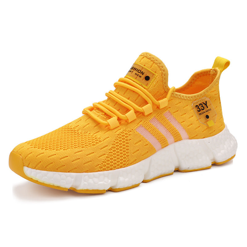 Men's Knit Lightweight Running Sneakers | EVA Sole Athletic Shoes